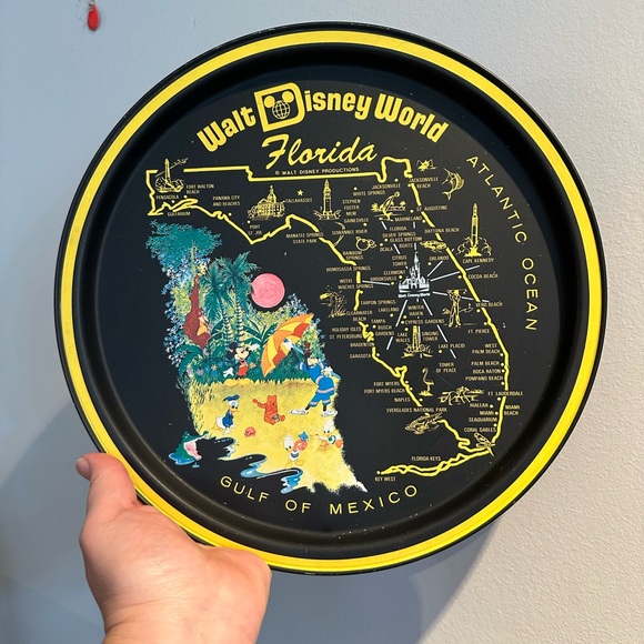 Vintage metal Disney world Florida tray - Picture 2 of 9